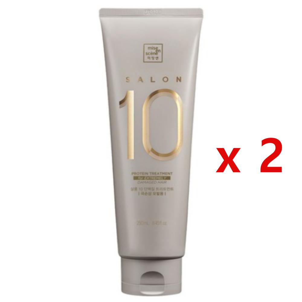 

Mise-en-scène Salon 10 Protein Hair Treatment for Severely Damaged Hair, 2 x 250ml