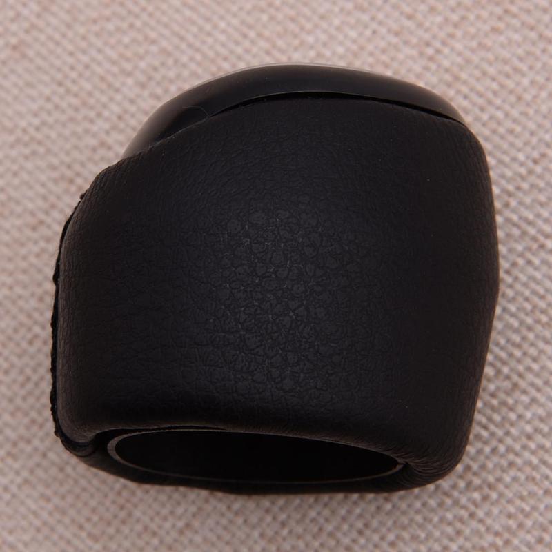 Silver Top Cover 5 Speed Manual Gear Stick Shift Knob Shifter Head Fit For SAAB 9-3 2003-2005 2006 2007 2008 2009 2010 2011 2012