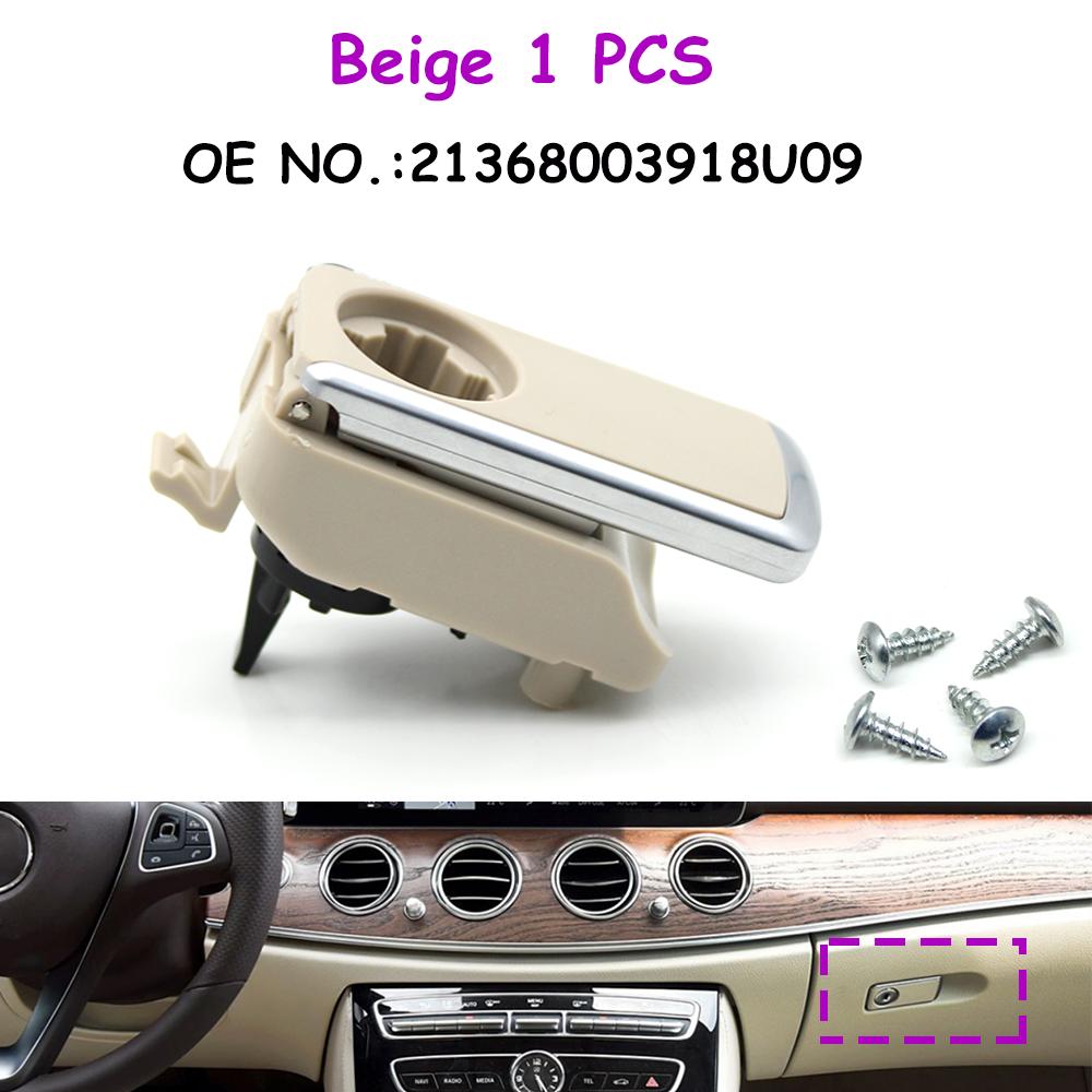 W213 W238 W257 Car Passenger Side Dashboard Glove box switch handle Assembly For Benz E CLS Class Toolbox Glove Boxes 2016-