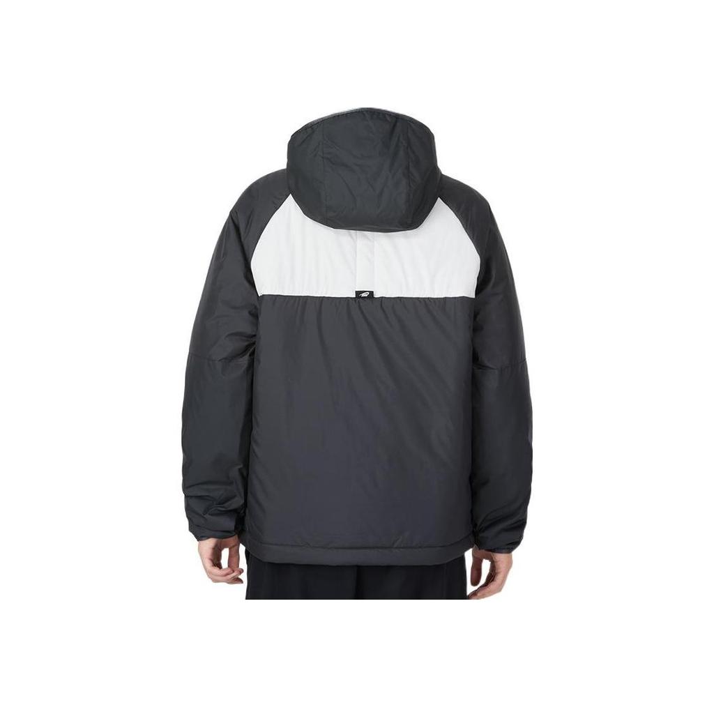 Nike Patchworkový design Logo značky s potiskem Mikina s kapucí a dlouhým rukávem Bavlněná bunda Pánská bunda Černá Šedá DD6858-070