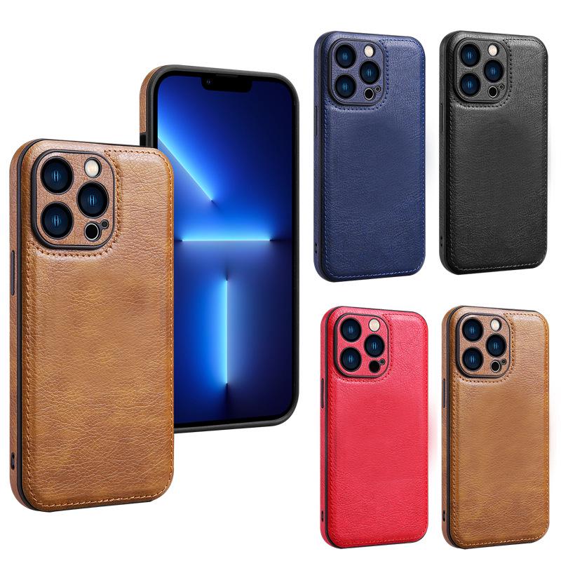 

Leather Protective Case for iPhone 16 Pro Max / 15 Pro iPhone 16