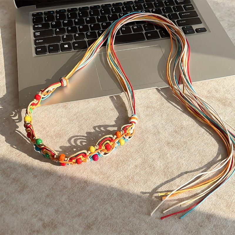 High-End Böhmischer Retro Ethno Stil Taillenkette Damenrock Geflochtener Gürtel Taillenband Accessoires
