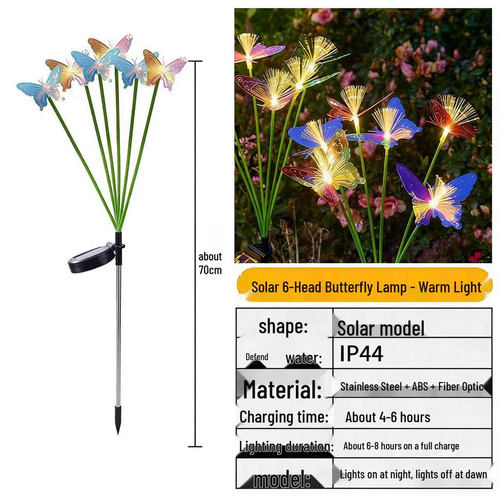 Solar Firefly Courtyard and Garden Sensor Lights