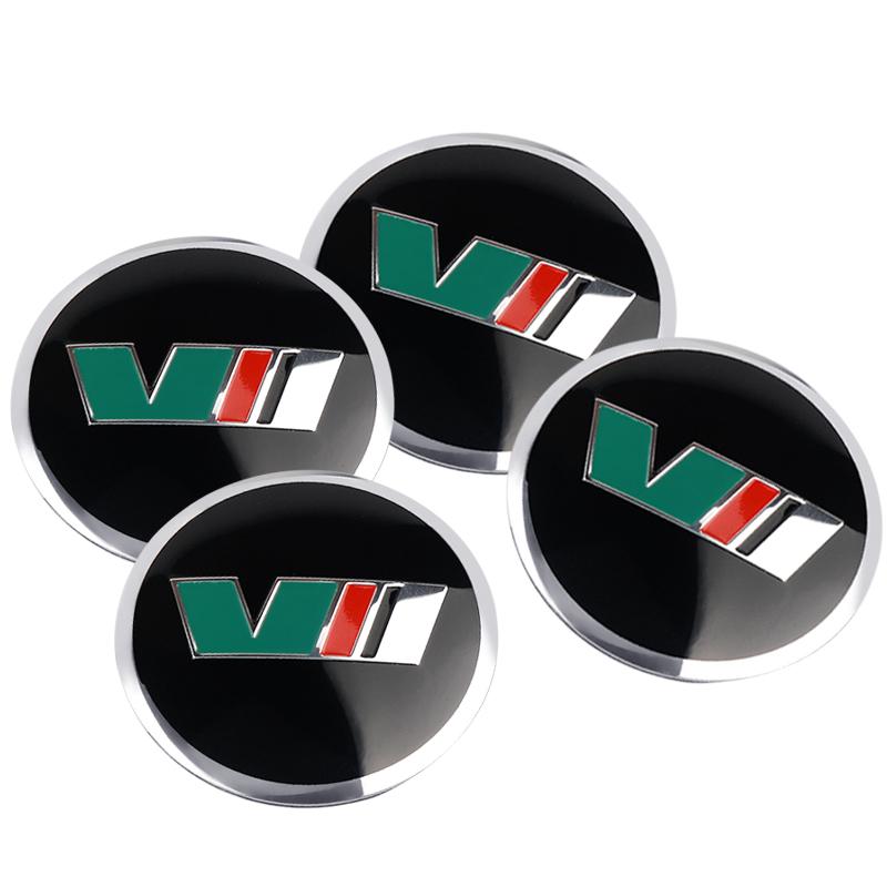 2025 New For Skoda Octavia VII VRS R Rapid Fabia Yeti Superb Kamiq Car Badge Hub Cap Hub Stickers Wheel Dust-proof Logo Covers D