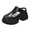 Baotou slippers women's 2025 summer new thick-bottomed heightening muffin versatile sandals women's casual and fashionable half-mops