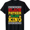 Black Father King African American Father's Day Dad T-Shirt