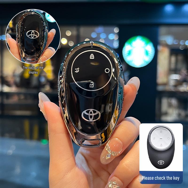 Toyota BZ3X Platinum Key Case with Remote Control Shell for 2025 Models