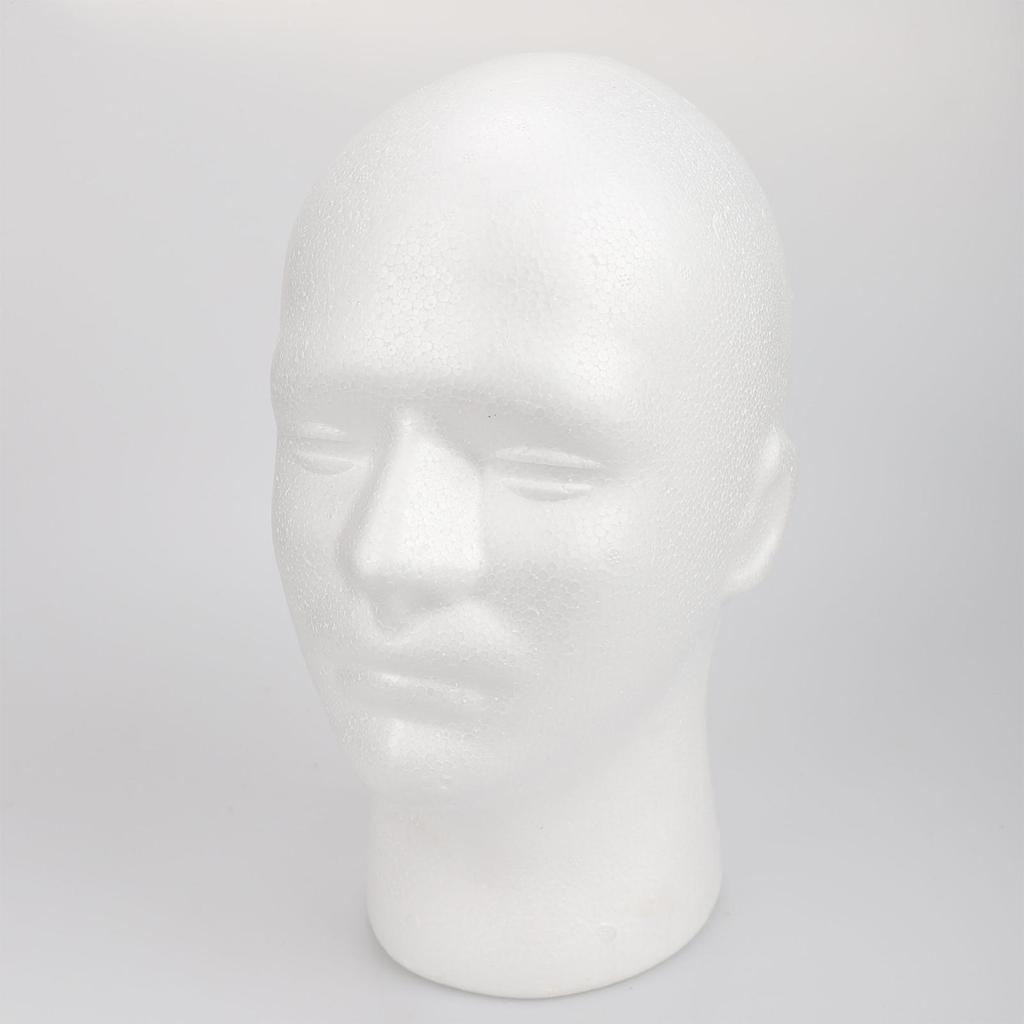 Mannequin Head Foam Hat Glasses Display Hat Wig Display Stand Rack Mannequin Manikin Head Model Wig Hair Glasses Display