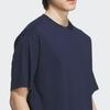Adidas Sport Lifestyle Serie Lockere Passform Rundhalsausschnitt Kurzarm T-Shirt Unisex Oberteile Marineblau JD0345