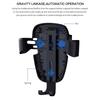 Wireless Car Charger Mount Qi Fast Charging Holder with LED Indicator Auto Clamping Air Vent Grip for Smartphones