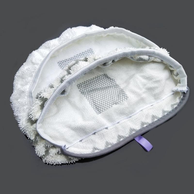 4Pcs Microfiber Cleaning Pads Washable Microfiber Replacement Pad for 1940 1806 1544 Steam Mop Pad Accessories