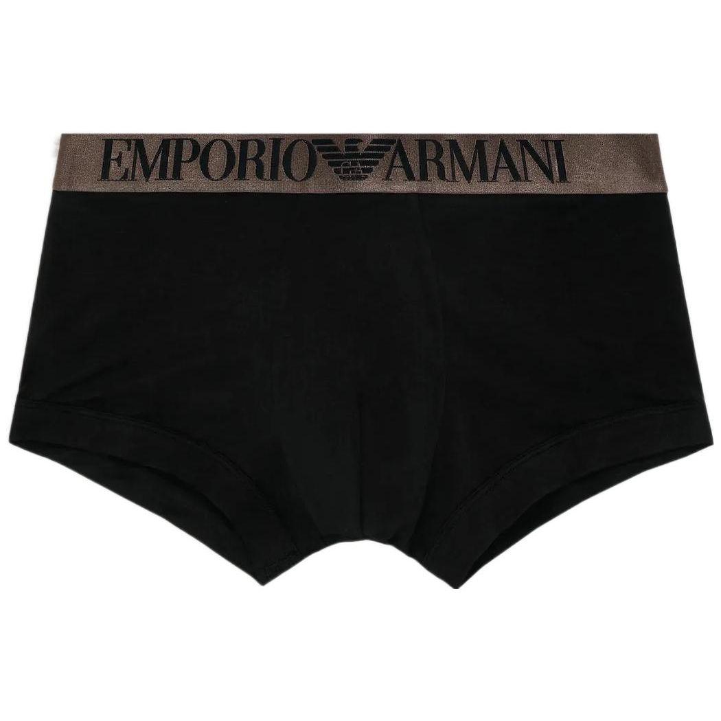 Emporio Armani FW22 Letter Logo Boxer Briefs Men underwear Black 111389-2F511-00020 M
