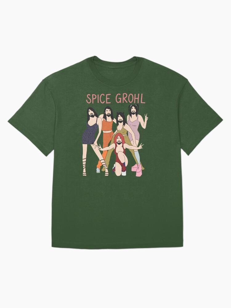 Foo Fighters Spice Grohl Funny Rock Band Parody Oversized T-Shirt