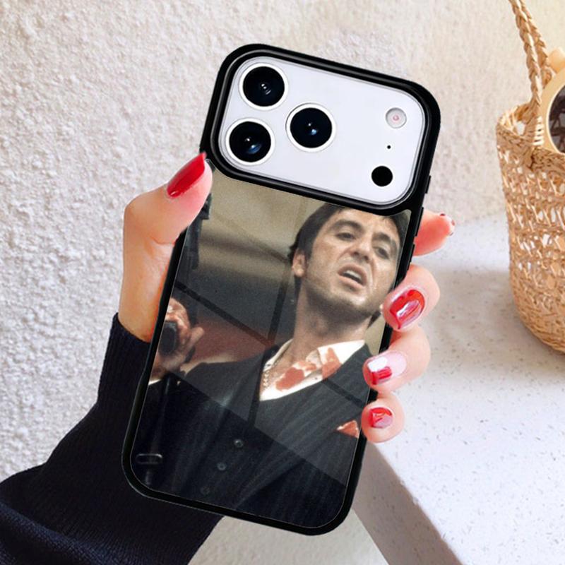 Tony Montana Scarface Al Pacino Phone Case For iPhone 17 Air 16 15 14 13 12 11 Pro Max Plus