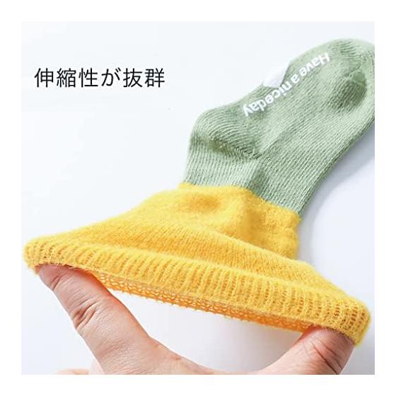 [HOOMCOOM] Baby Socks, Winter Baby Socks, Anti-Slip, Cotton, Soft, Set of 3