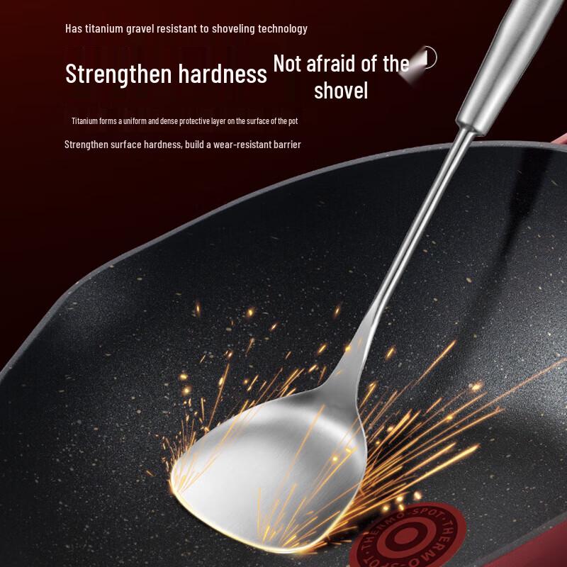 Supor 32cm Lightweight Titanium Non-stick Stir-Fry Pan
