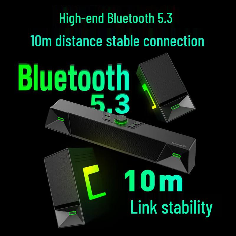 Newman V6 RGB Gaming Computer Speakers