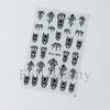 New Nail Art Stickers Ins Halloween Dark Series Spider Web Spider with Diamond Nail Art Stickers