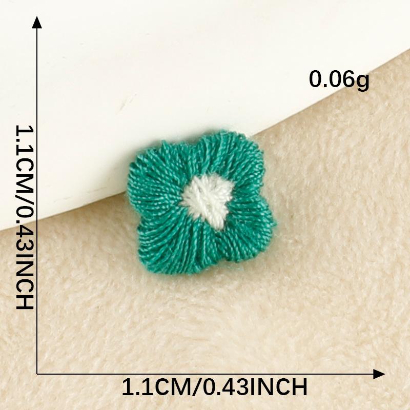Embroidery Label Hair Accessories Flower Lace Embroidery Stickers DIY Patch Stickers Clothing Accessories Cloth Label Cloth Stickers