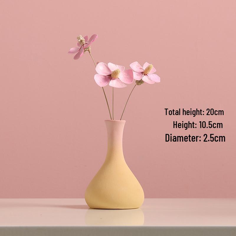Morandi Style Small Vase: Coffee Table, Living Room, Dried Flower Arrangement, Homestay & Home Decoration