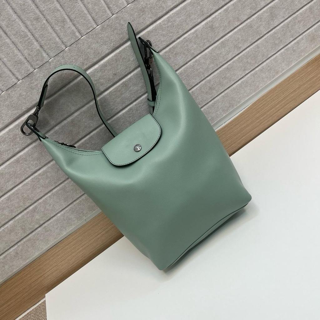 "2025 Dumpling Bag Series: Women's Strong Cowhide Hobo Shoulder & Messenger Bag"