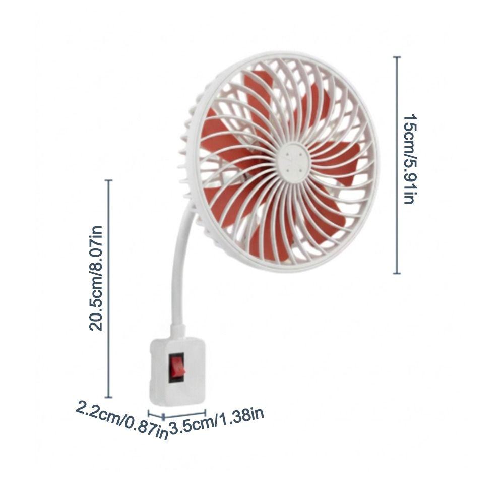 3-Prong Plug Wall Socket Fan Wall-Mounted Desktop Fan New Kitchen Mini Fan  Summer