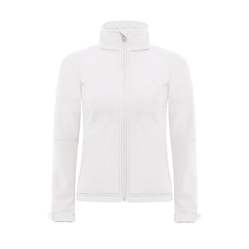 B&C Premium Softshelljacke mit Kapuze für Damen (winddicht, wasserdicht und atmungsaktiv)