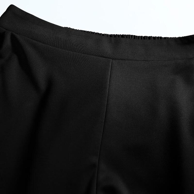 Pasite Dam Elastiska Casual Byxor med Raka Ben