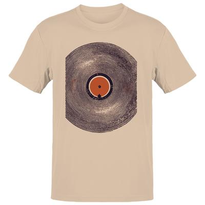 Vinyl Record Silhouette Men's T-shirt