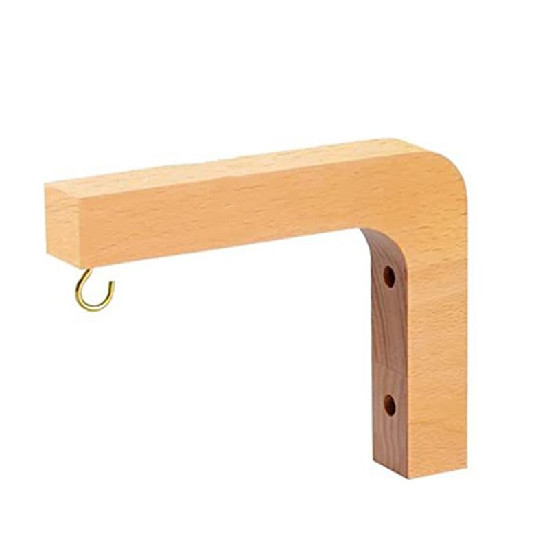 1/2 шт. Натуральне дерево Настінні підвіски для рослин Гачок для підвісного горщика для квітів Nordic Квітковий кронштейн для ліхтарів Музики вітру Балкон Домашній декор
