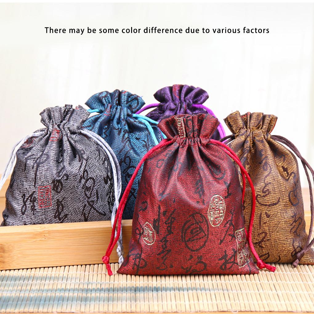 Stickerei Duftsäckchen Segnungen Kordelzug Geschenke Aufbewahrungstasche Büro Wohnzimmer Hängend Fenster Rückansicht Anhänger