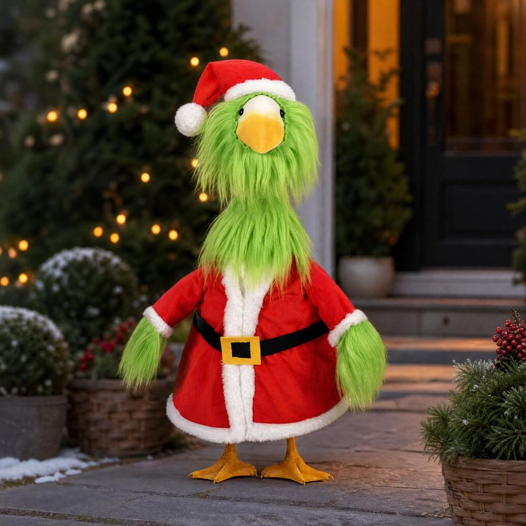 Christmas Porch Outfit Set Seasonal Holiday Decoration for 23 Inch Statue