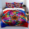 Colorful Abstract Art Set Soft Comfortable Duvet Cover Bedding Set Included 1*Duvet Cover & 2*Pillowcases, Gift