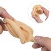 Silicone Ear Model Lifelike Soft Left Right Ear Piercing Practice Model for Earrings Earphones Display 1 Pair