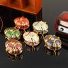 Oval Shape Trinket Box Relief Design Jewelry Storage Case Jewelry Organizer  For Girls