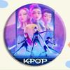 Demon Kpop Hunters Badge Character Pattern Anime Merchandise Fashion Fans Gift