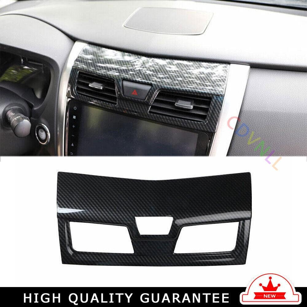 Middle Air Outlet Vent Cover Trim Inner For Nissan Altima 2017-2018 Carbon Fiber