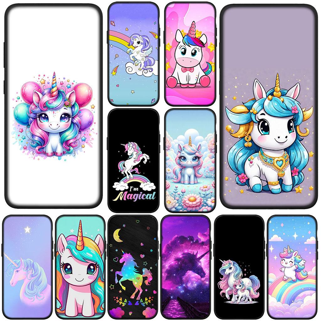 Wallpaper Unicorn Horse Casing Phone Cover for Samsung Galaxy S22 S21 S20 Fe Ultra S9 Plus + A13 A22 M21 M31 M55 M15 Case