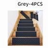 10Pcs Stair Treads Staircase Anti-Slip Mat 76x21cm Stair Carpet Treads Soft Fabric Noiseproof Stair Mats Machine Washable