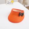 Lovely Girl Baby Summer Straw Hat Casual Bowknot Sun Visor Caps Outdoor Beach Top Sunscreen Empty Hats Cute Baseball Caps