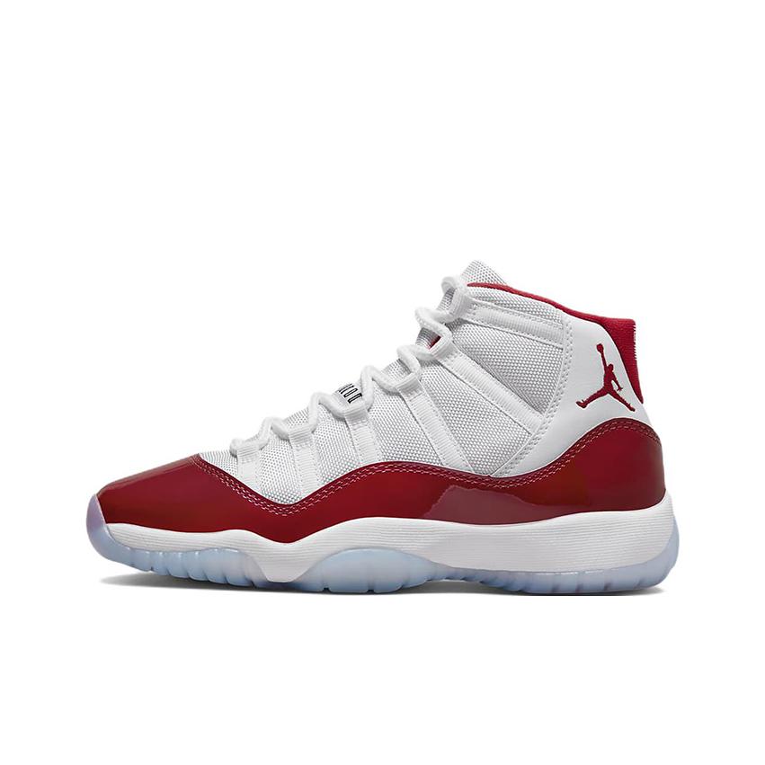 Air Jordan 11 Retro GS Cherry Dětské tenisky Bílá Černá Varsity-Red 378038-116