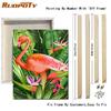 RUOPOTY Acrylic Painting By Numbers Flamingo Animals Paint On Canvas Coloring By Numbers Gift Home Decor Wall Room