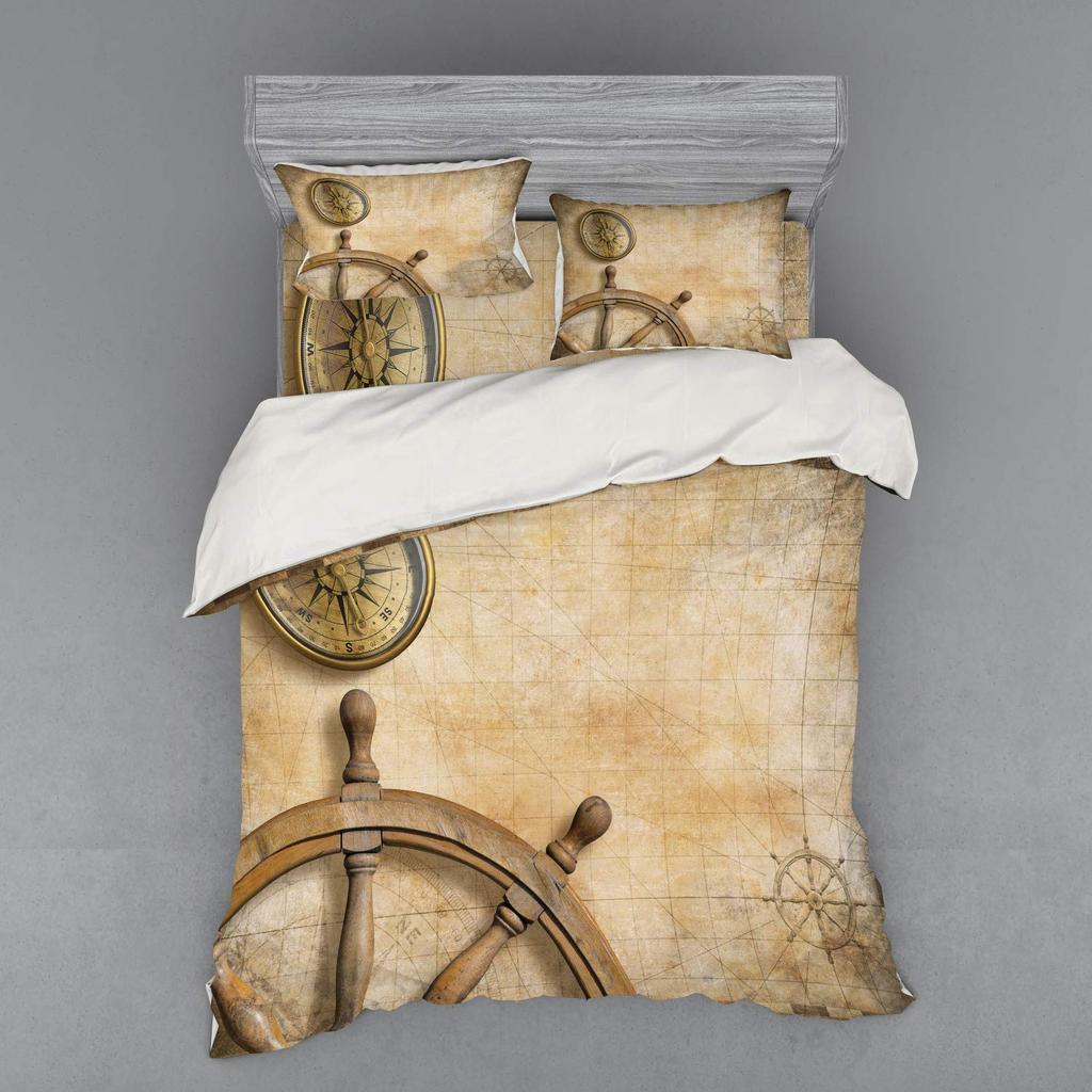 Steering Wheel Duvet Cover For Adults Queen Quilt Covers Lightweight Down Bedroom Decor 2 Pillowcases 1 Duvet Cover No Comforter