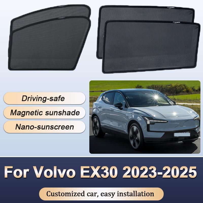 Parasole Per Volvo EX30 2023 2024 2025 Parasole Magnetici Isolamento Termico Rete Protezione Privacy Finestrino Visiera Accessori Auto