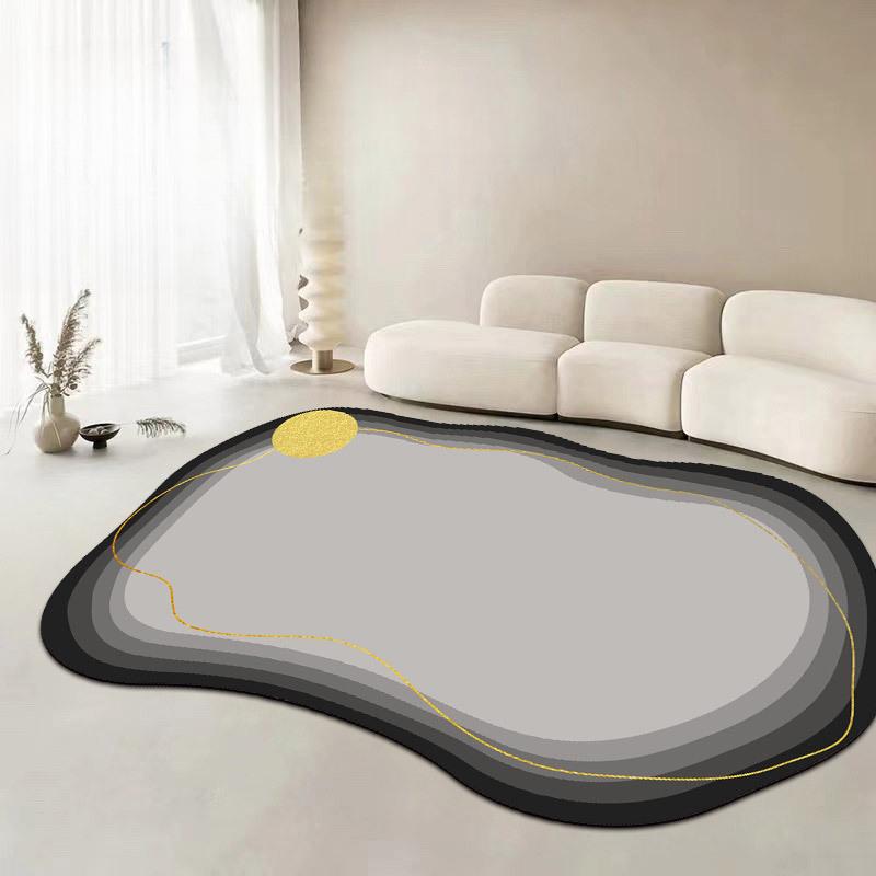 

Irregular Living Room Carpets Bedroom Bedside Carpet Minimalist Home Decoration Rugs Soft Balcony Rug 80cm * 120cm