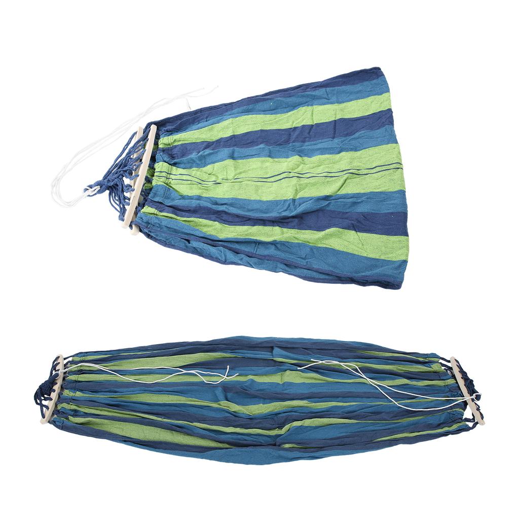 Camping Hammock Portable Outdoor Travel Lightweight Hammock with Hardwood Spreader Bar
