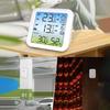 Digital Refrigerator Thermometer with Dual Wireless Sensors High Low Temperature and Humidity Monitoring Alarm