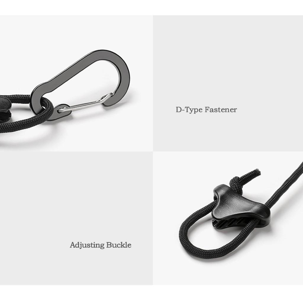 Campsite Storage Strap Portable Windproof Multifunctional Adjustable Outdoor Camping Clothesline