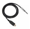 USB to 6.35mm Electric Guitar Recording Cable, USB to XLR Audio Cable, Customizable Options Available
