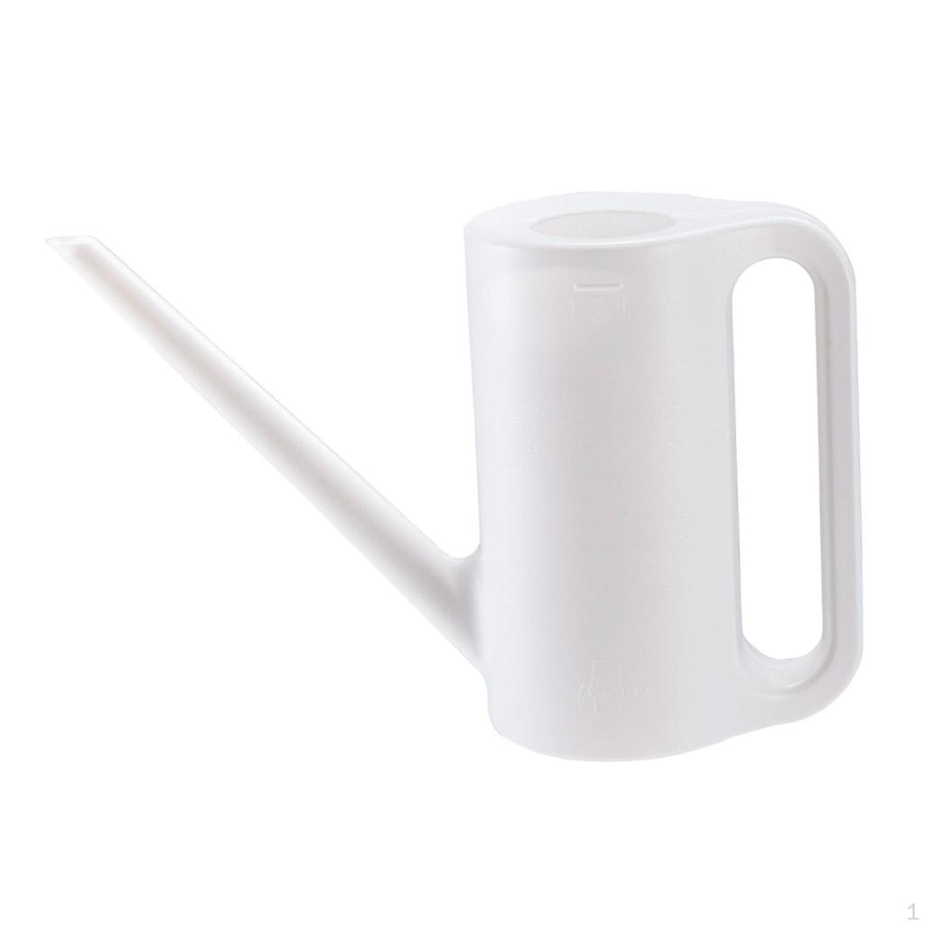 Elegant Flower Watering Can with Extended Spout and Comfortable Handle